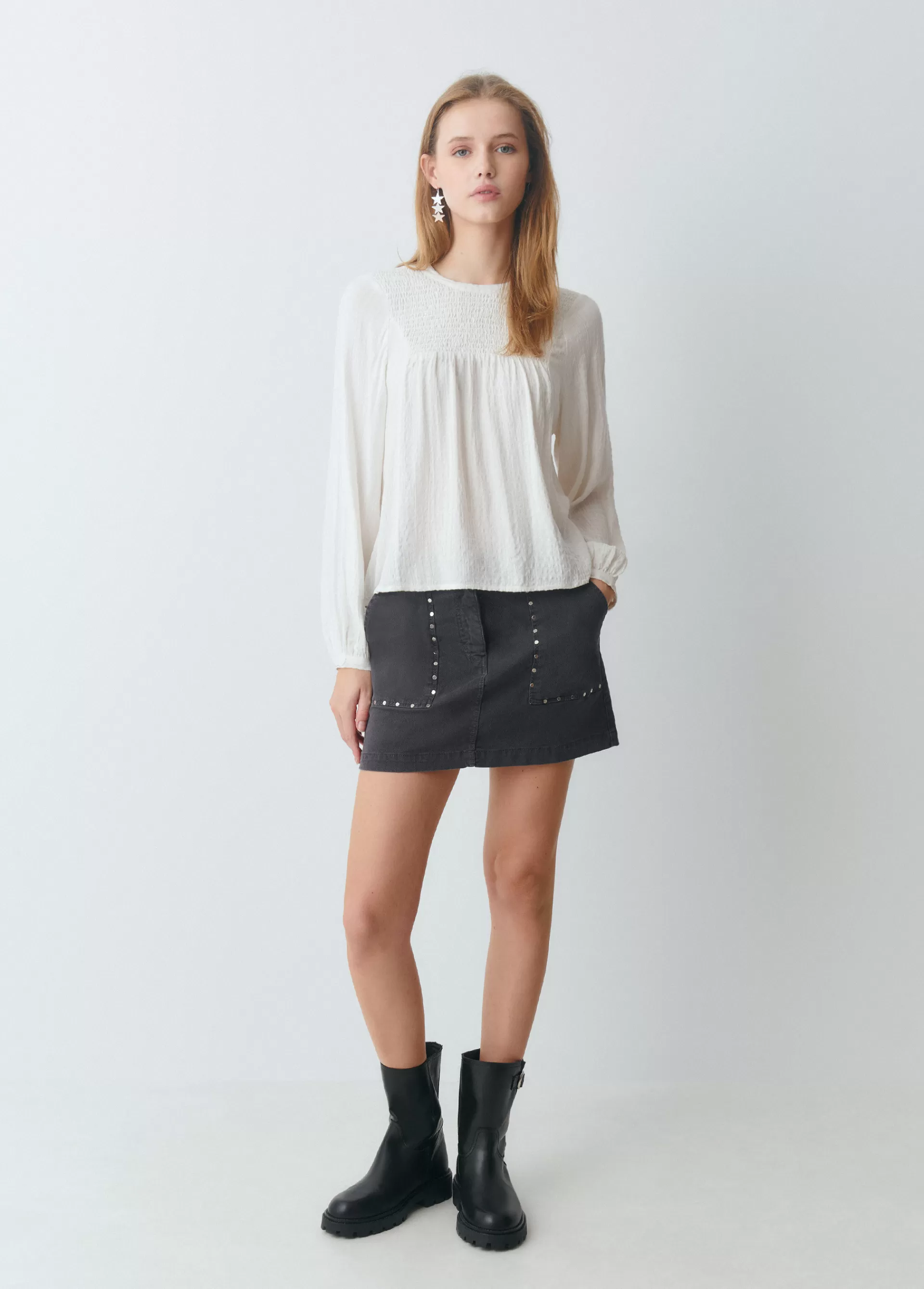 Brownie Blusa pecherín smock