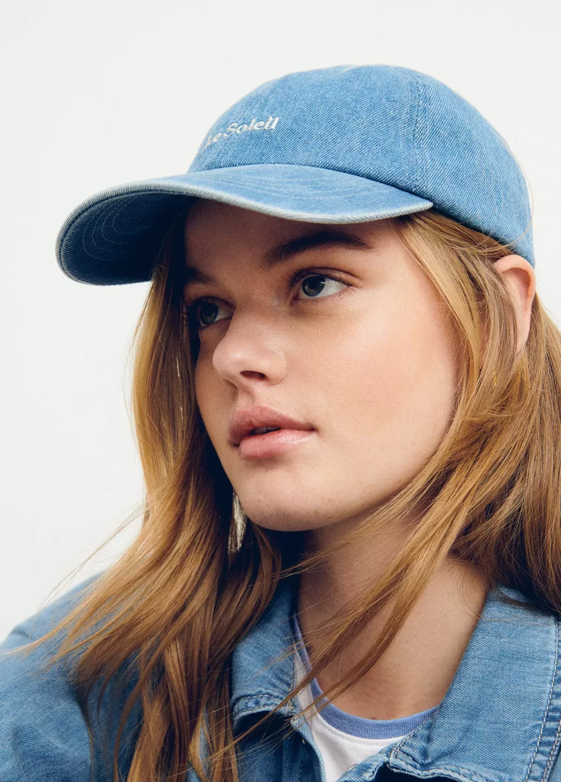 Brownie Gorra denim bordada