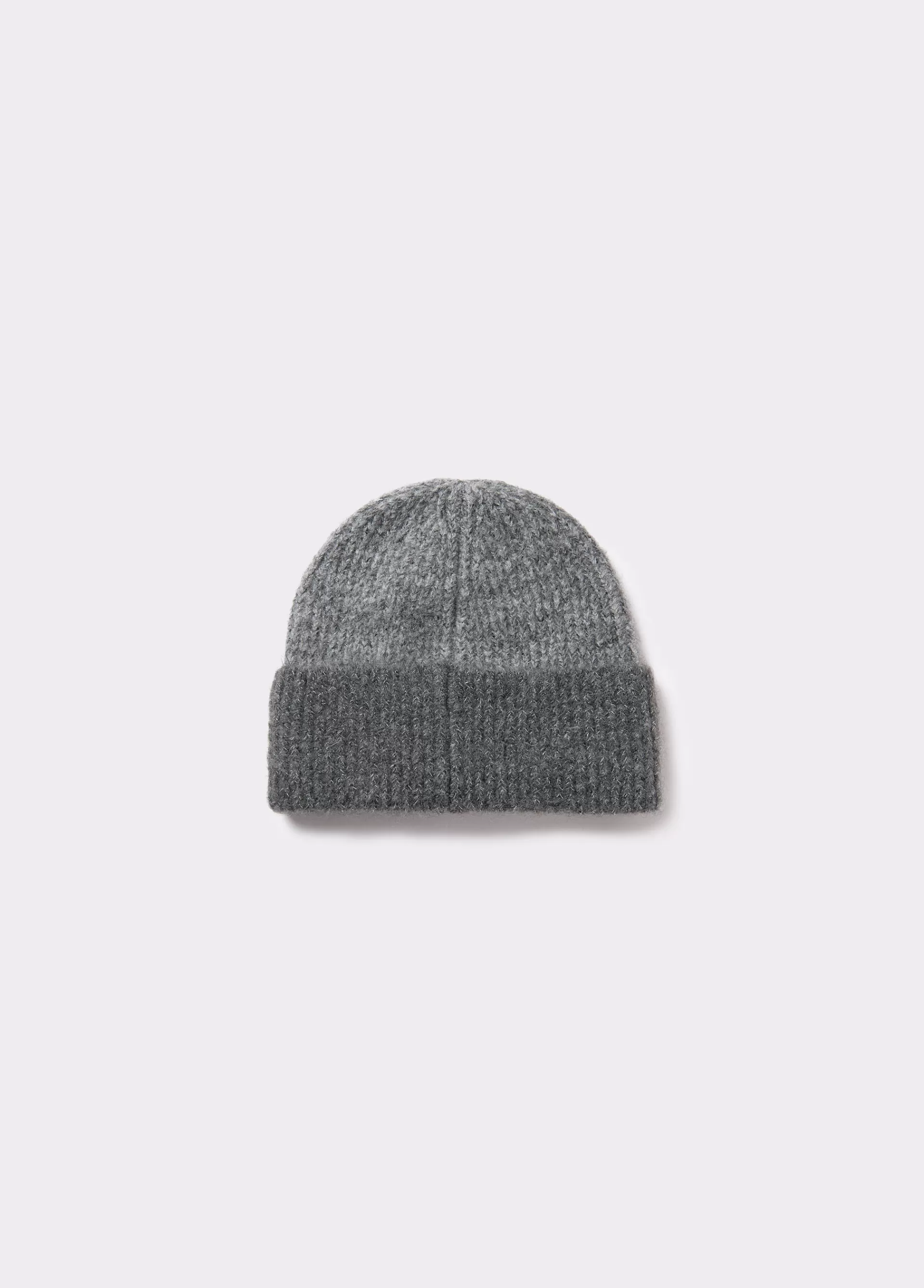 Brownie Gorro bicolor canalé lurex
