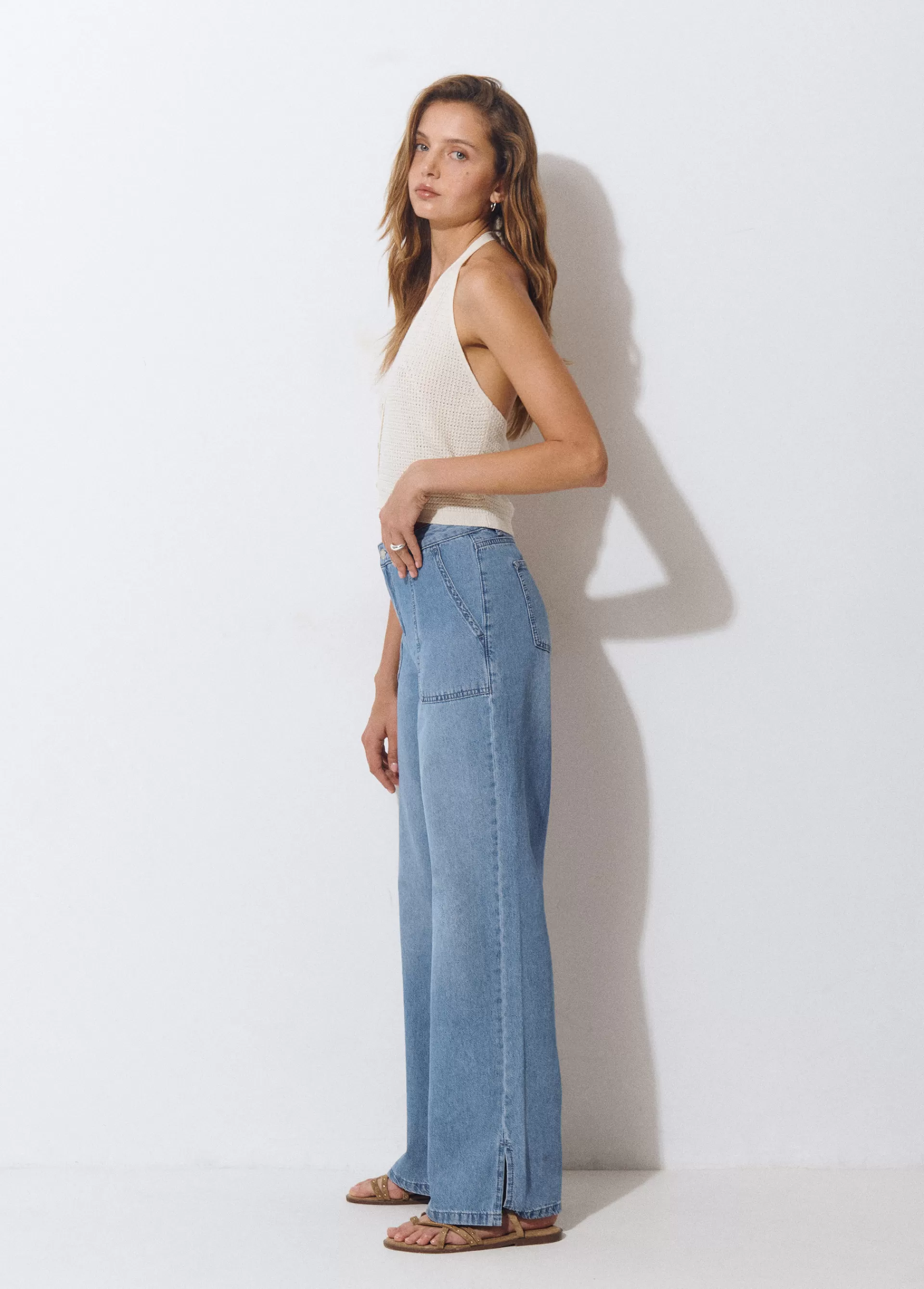 Brownie Jeans culotte aperturas