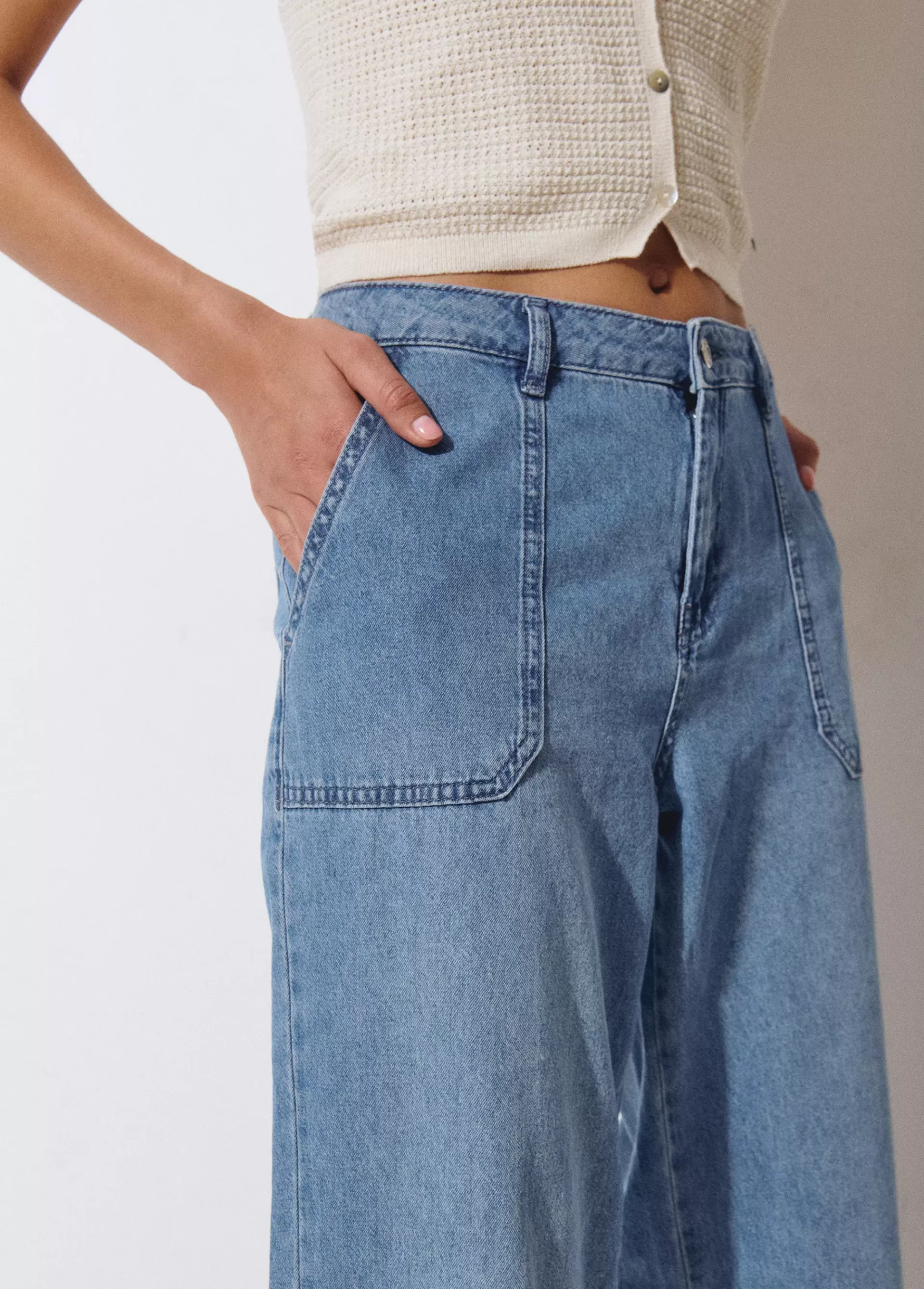 Brownie Jeans culotte aperturas