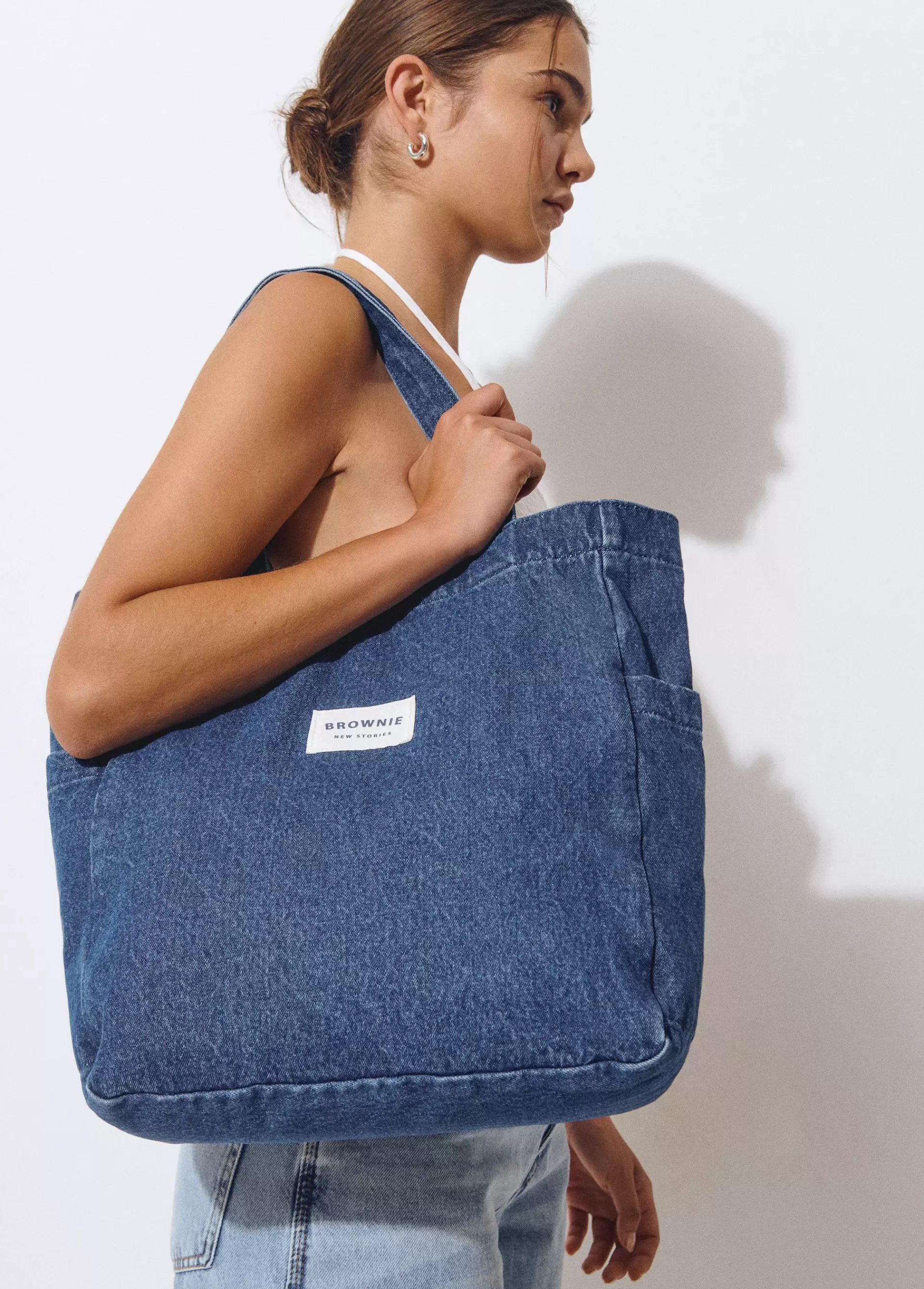 Brownie Shopper tejido denim