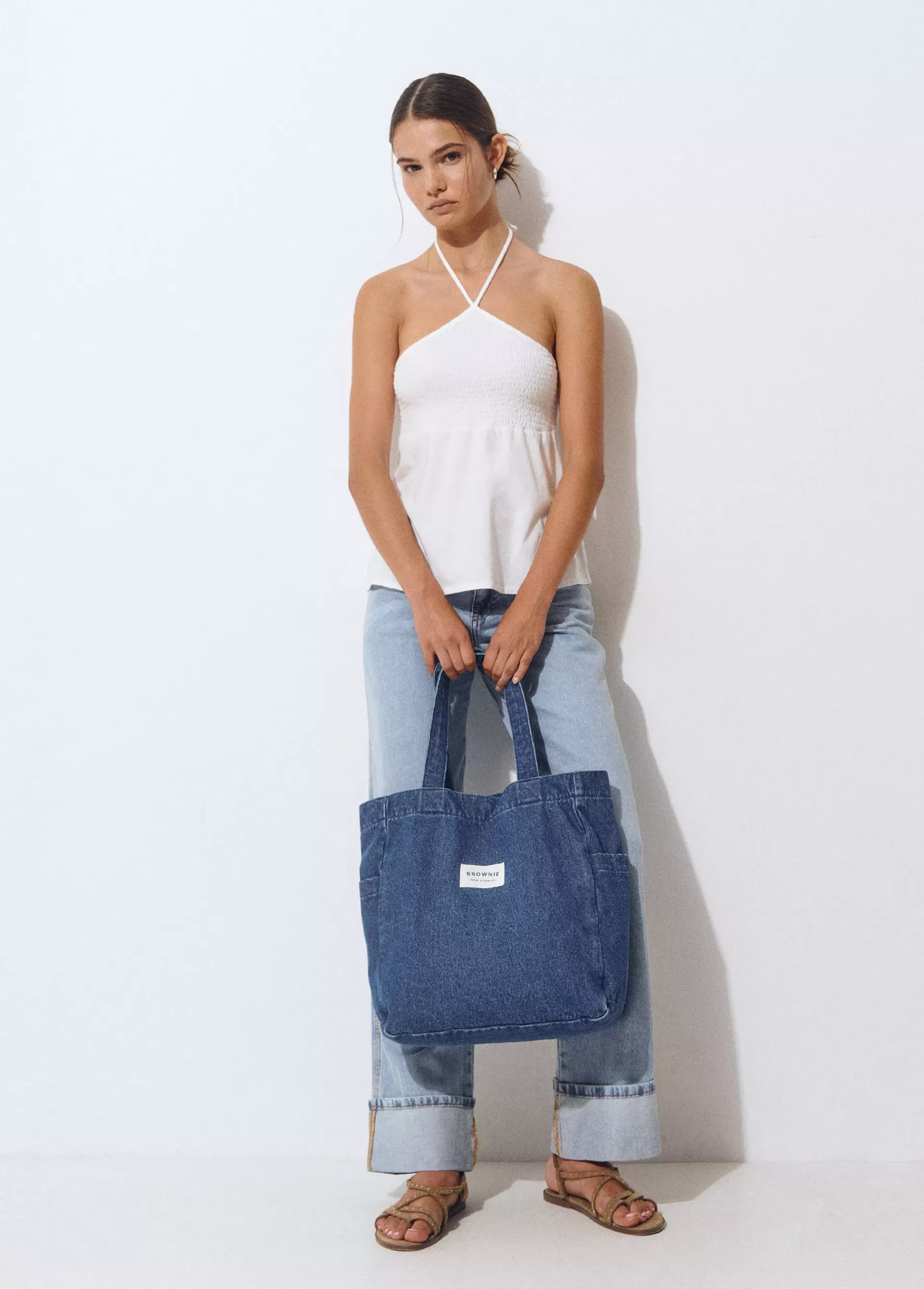 Brownie Shopper tejido denim