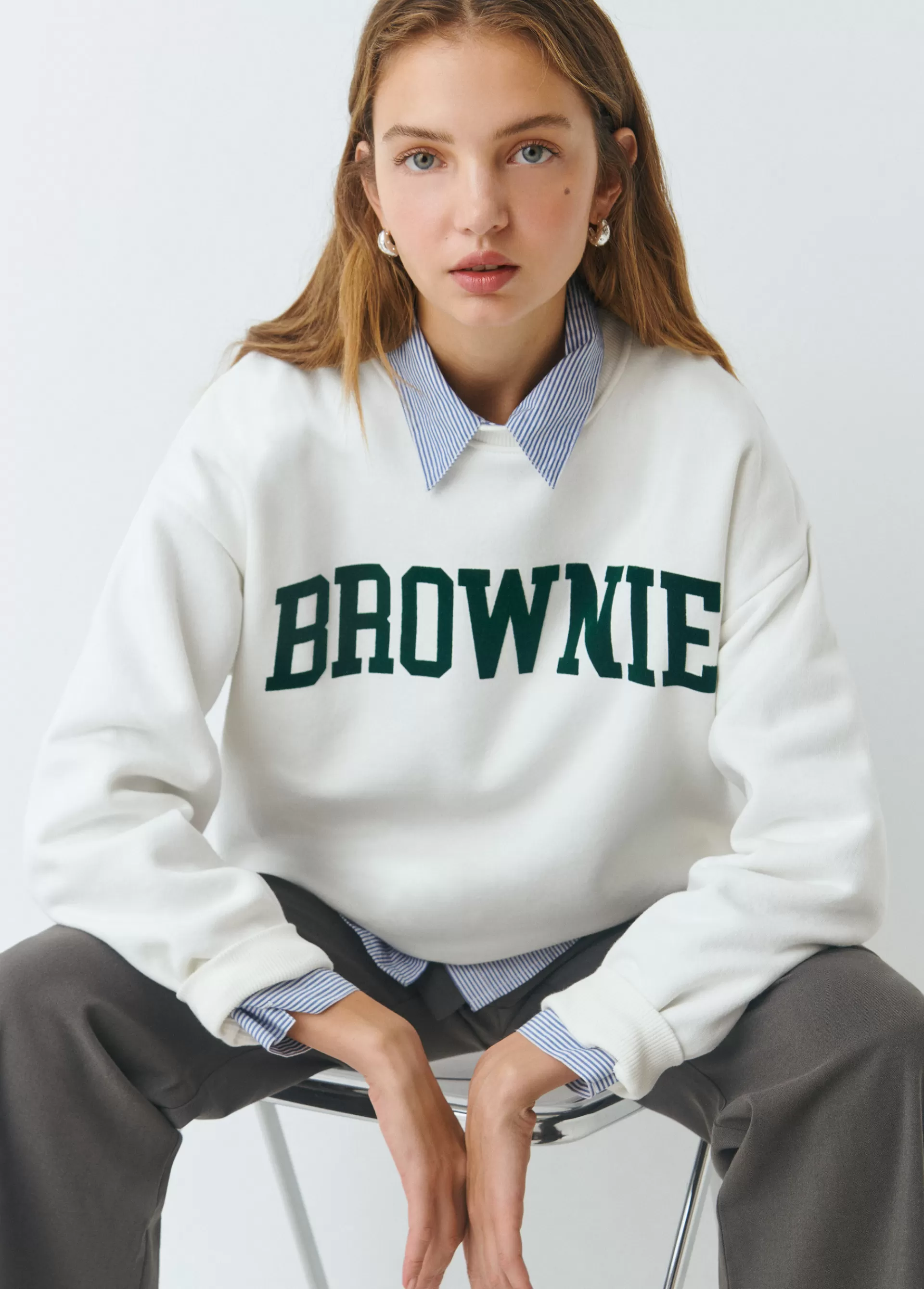 Brownie Sudadera texto