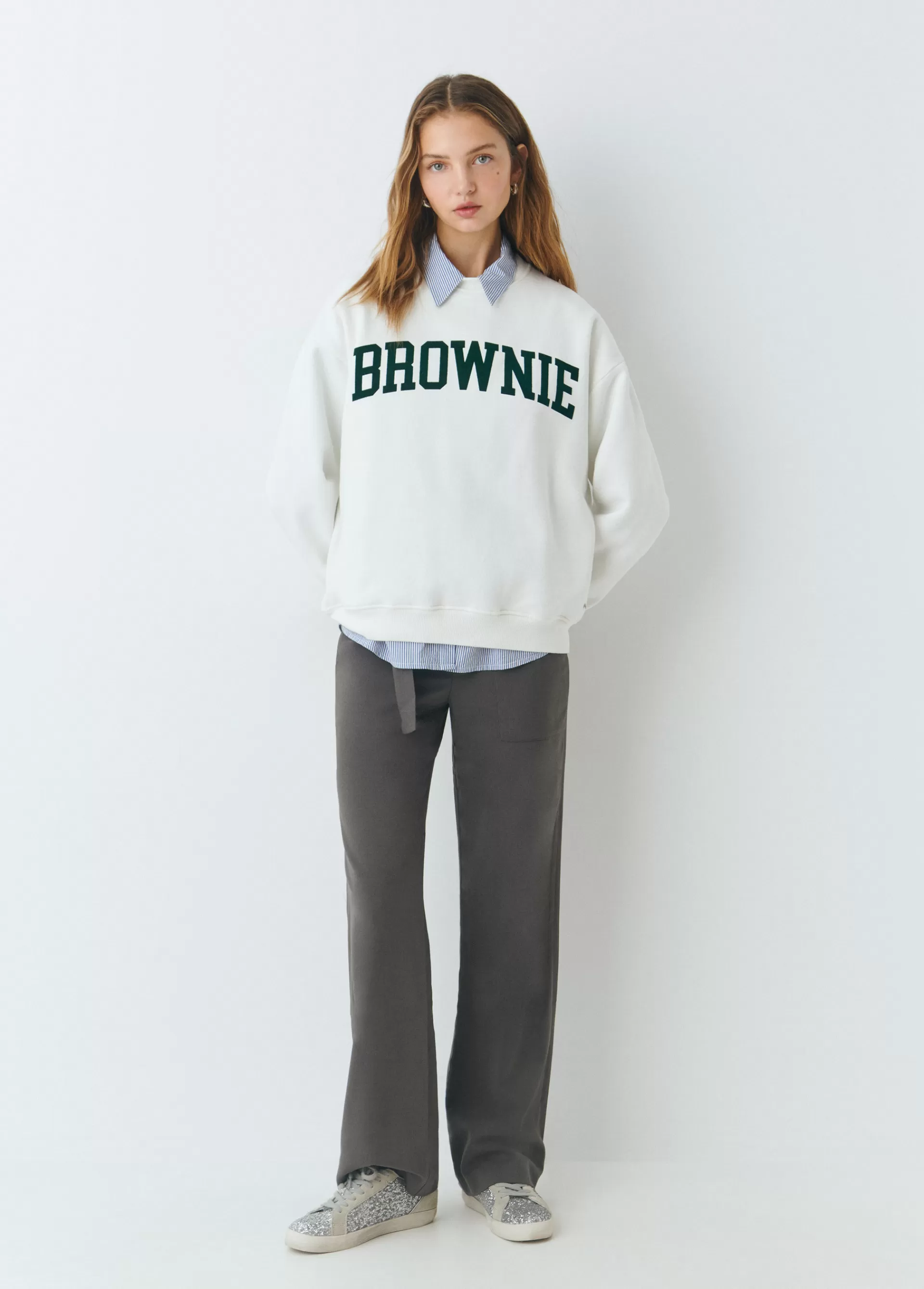 Brownie Sudadera texto